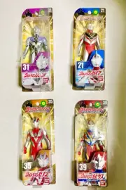 Blister Soft Vinyl Ultraman Gaia Zenon Legend Mobius 4 Figures (