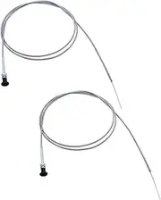 2 pcs/set SHLPDFM Silver 60-122 Universal Push Pull Choke Cable 96' Conduit Go Kart Throttle Cable