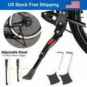 Bicycle Side Kickstand Adjustable MTB Bike Kick Stand For 22" 24" 26" Road Bike