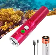 ARCHON V10S Diving Flashlight Underwater Scuba Dive Light 1200 Lumens Waterproof