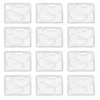 12 Pieces DIY Under Eye Patches Moulds Reusable Transparent Eye Mask
