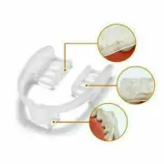 50x Transparant Dental Silicone Mouth Stop Teeth Grinding Bruxism Clenching Aid