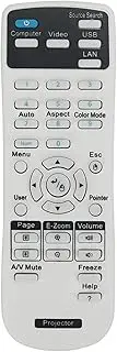 PERFASCIN Replacement Remote Control fit for Epson Projector Remote VS240 VS340 VS345 EB-W04 EB-X31 EB-U04 EB-U32 EX3240 EX5250 PRO H719A PowerLite 1224 PowerLite S31+/ W04+/ W32+/ X36+