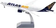 Pre-Built Model Aircraft 31CM 1/200 Aircraft Model Kit for Atlas Air for Boeing B777F N703GT Large Scale Diecast Airplane Model Miniature Airplane Model
