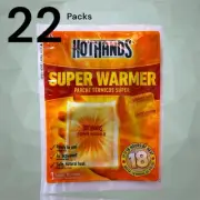 22 Packs HotHands Hand Warmers 40 Warmers Super Warmers Winter Ski Snow Lot 2027