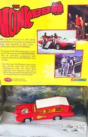 Corgi Toys 1:43 Pontiac "MONKEEMOBILE" Monkee Mania TV Movie Model Car 52405 MIB