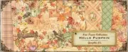 GRAPHIC 45 "HELLO PUMPKIN" 12X12 PAPER SET-8 SHEETS FALL AUTUMN SCRAPJACK'S PL.