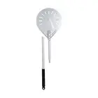 Pizza Turning Peel 9-Inch Alloy Perforated Pizza Peel Bread Turner