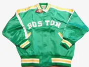 MITCHELL & NESS NBA HWC BOSTON CELTICS BILL RUSSELL 1956-57 SATIN JACKET 52 $350