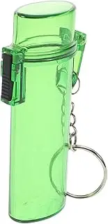 [OHPHCALL] Cigarette Lighter Case Keychain Plastic Travel Lighter Container Protective Sleeve Organizer