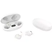 NEW Langsdom Bluetooth Earbuds Noise Cancelling Wireless Waterproof IPX-5 WHITE