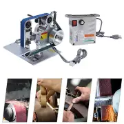 110V 550W 1x30"Belt Sander + Motor Polishing Sharpener Fixed Angle Grinder Tool