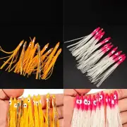 8cm Luminous Luya Bait Needle shape Squid Soft Bait for Fishing Pack of 10