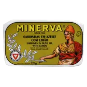 Minerva Gourmet - Canned Sardines with Lemon - 5 tins x 120 gr