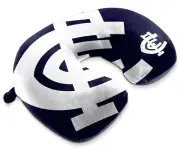Carlton Blues AFL Team Travel Pillow!