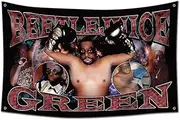 Boxing Green Lester Flag For Room Guys,3x5 ft Banner,Funny Poster Durable Man Cave Wall Flag with 4 Brass Grommets for College Dorm Room Decor,Outdoor Party