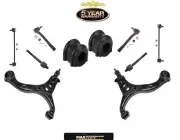 10 Pcs Front End Kit For Kia Sedona EX LX Mini Van 3.8L Lower Arms Ends Sway Bar