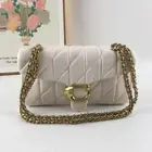 COACH Tabby Shoulder Bag 26 Quilted Chalk CP150 Outlet