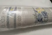 Graham & Brown New In Package Blue White & Yellow Floral Wallpaper.