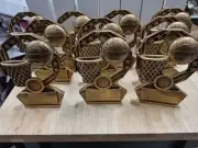 10 x 160mm Netball Trophies. Discontinued Range Rrp $170