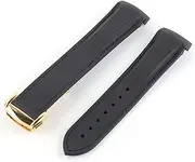 [OVARIA] 20mm 21mm 22mm Curved End Silicone Rubber Watch Band Fit For Pagani Watch Fit For HUAWEI Fit For GT2 Magic Watch 2 Fit For Honor Fit For Samsung Galaxy Watch S3 S4