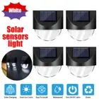 Solar Powered Fence LED Lamp Waterproof Outdoor Garden Path Wall Landscape Light