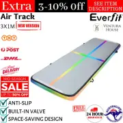 Everfit 3M Air Track Inflatable Tumbling Mat Gymnastics Tumble Airtrack Yoga Mat
