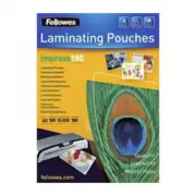 Fellowes A3 Gloss Laminating Poches 100 Pieces Premium Quality Professional Look
