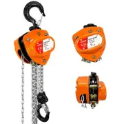 Chain Hoist 1/4 Ton (550Lbs) Capacity | Mini Hand Chain Hoist 10FT | Manual C...