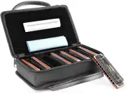 EASTTOP Harmonica Set 7 Keys in Key of A B C D E F G 10Hole 20Tone Harmonica Lot