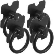 4 Pcs Cabinet Pull Rings Dresser Drawer Pulls Handle Furniture Handles