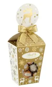 Lindt Pieces of Gold Mini Balls Quiver Gift Packaging 150g