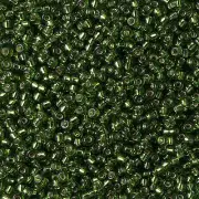 Silver-Lined Olive Miyuki Seed Beads 11/0 (11-926-TB)