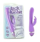 Rechargeable Purple Triple Motor Jack Rabbit Silicone Vibrator Vibe Wand Sex Toy