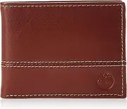 [Timberland] Men's Hunter Leather Passcase Wallet Trifold Wallet Hybrid
