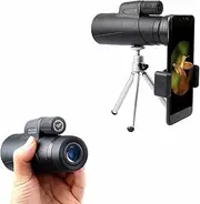 Monocular Telescope for Smartphone, High Powerful, Monoculars 12X50, Waterproof Telescope for Adult with Night Vision, Compact Spotting Scopes for Bird Watching Little Surprise