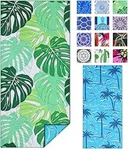Microfiber Lightweight Thin Beach Towel 160x80cm Extra Large Sand Free Towels for Adult Quick Dry Travel Beach Accessories Vacation Essential Gift