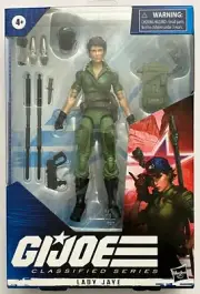 “G.I. Joe” Lady Jaye, Cassified Series 6” Hasbro New