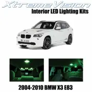 XtremeVision Interior LED for BMW X3 E83 SUV 2004-2010 (16 PCS) Green (for: BMW)