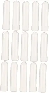 3sets Essential Oil White Tubes Aromatherapy Go Refillable for Long-lasting Fragrance 5pcs*3