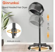 Ionic Stand Hooded Touchscreen Hair Dryer Professional Qinrunkoi Brand New