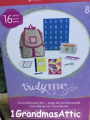 New American Girl School Backpack Set NIB Notebook Tablet Key Chain