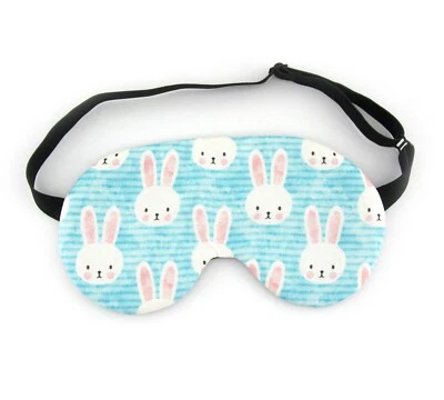 Bunny Rabbit Faces ADJUSTABLE Sleep Eye Mask - Kids and Adults Size
