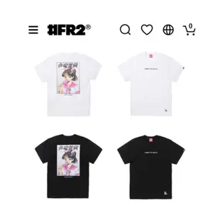 日本代購23 #FR2 制服女孩 LICK T-shirt 男女圓領 短袖T恤 潮流 滑板 色情兔 女優