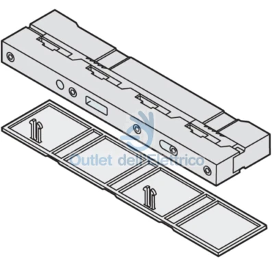 Abb N.2 BAR Support 3 Rods Phase Sez. 10MM BP3200