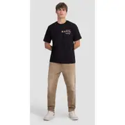Replay Mens Graphic Tee Sonic Temple T-Shirt Black