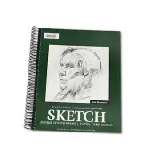 Richeson Spiral Sketch Pad 9X12 60Lb 100/Shts