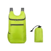Foldable Backpack,20L Lightweight water resistant Travel Hiking Backpack Green