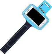 Running Armband Phone Holder, Sweatproof Running Belt Phone Armband, Lightweight Shockproof Storage Bag with Key Slot, Sports Accessories for Hiking Cycling Workout Jogging