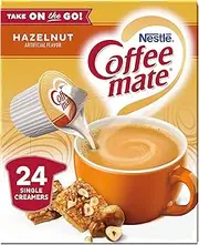 Nestle Coffee mate Hazelnut Liquid Coffee Creamer Singles